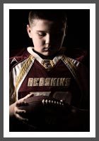 Zach - Tank Redskins Studio Portrait